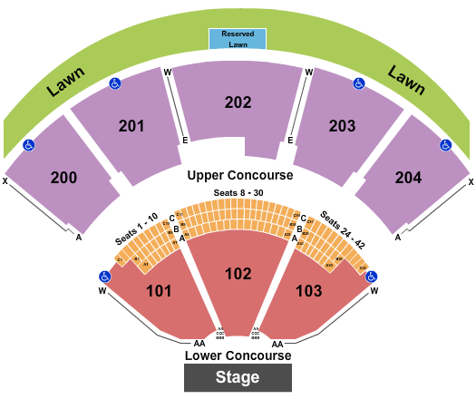 Shoreline Amphitheatre Luke Bryan Seating Chart